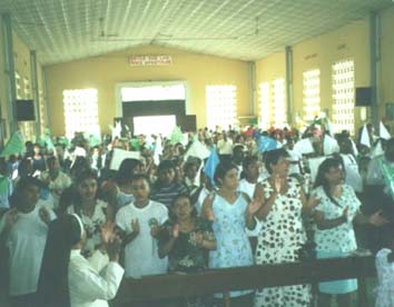 Gottesdienst in Los Amates